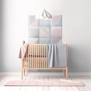 Stegu Panel ścienny tapicerowany Mollis kwadrat 30 x 30 cm szary PK-30X30-BA2-R91-1 - Panele ścienne i boazeria - miniaturka - grafika 2