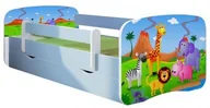 Łóżka dla dzieci i młodzieży - Łóżko dla chłopca z barierką mix 80x180 G1-A19 - miniaturka - grafika 1