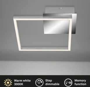 Briloner Lampa sufitowa LED Frames 1 kwadrat - Lampy sufitowe - miniaturka - grafika 2