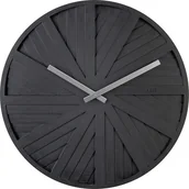 Zegary - Karlsson Zegar ścienny Slides czarny KA5839BK - miniaturka - grafika 1
