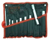 Klucze i nasadki - Besttool KLUCZE RUROWE ZESTAW 9 elementów PŁACHTA 6-22mm 314060 - miniaturka - grafika 1