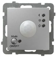 Czujniki ruchu i zmierzchu - Ospel AS srebrny czujnik ruchu ŁP-16G/m/18 ŁP-16G/m/18 - miniaturka - grafika 1