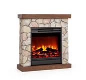 Kominki elektryczne - Klarstein Lienz, , 1800 W, brązowy FP6-Kaprun-ST - miniaturka - grafika 1