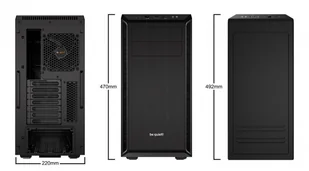Be quiet! Pure Base 600 czarna z oknem (BGW21) - Obudowy komputerowe - miniaturka - grafika 9