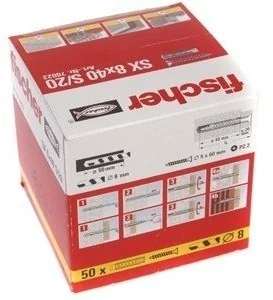 Fischer Fischer SX 10X50 DUEBEL (70010) - Akcesoria do elektronarzędzi - miniaturka - grafika 3