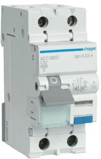 Hager POLO Wyłącznik różnicowoprądowy z członem nadprądowym C/6KA,16A,30mA,2 bie - Bezpieczniki elektryczne - miniaturka - grafika 2