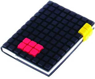 Unipap Notes A7/60 krata silikonowy czarny US2020 - Notesy i bloczki - miniaturka - grafika 2