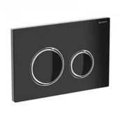 Przyciski spłukujące - Geberit 115.884.SJ.1 Sigma21 przycisk spłukujący czarny/chrom błyszczący 115.884.SJ.1 - miniaturka - grafika 1