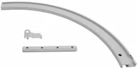 Karnisze - Łuk do szyny aluminiowej biały prawy - miniaturka - grafika 1