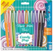 Przybory szkolne - Paper Mate PaperMate, pisaki Flair Candy Pop, 12 sztuk - miniaturka - grafika 1