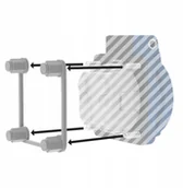 Inne akcesoria do nawadniania - Ramka mocująca do gniazd tablicowych 230V 38x38mm - miniaturka - grafika 1