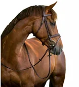 Ogłowia - Kerbl Ogłowie wędzidłowe Classic, skóra, brązowe, rozmiar Cob, 324912 - miniaturka - grafika 1