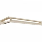 Akcesoria kominkowe - Kratki.pl LUFT narożny prawy kremowy 40x80x9 LUFT/NP/9/8040/45S/K - miniaturka - grafika 1