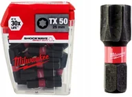 Bity - Milwaukee Milwaukee Bit Udarowy Końcówka Shockwave TX50 25mm - miniaturka - grafika 1