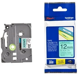 Brother Ta[ma laminowana Ribbon/green black f PT-2420PC 9200DX TZE731 - Papier do drukarek - miniaturka - grafika 5