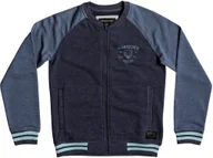 Bluzy dla chłopców - Quiksilver bluza ęca JANAPAZ ZIP YOUTH Navy Blazer Heather BYJH - miniaturka - grafika 1