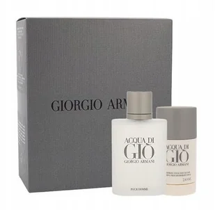 Giorgio Armani Giorgio Giorgio Acqua di Gio Pour Homme zestaw Edt 100ml + 75ml deo stick dla mężczyzn - Zestawy kosmetyków męskich - miniaturka - grafika 2