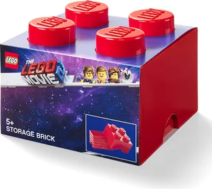 Lego Pojemnik "Brick 4" w kolorze czerwonym - 25 x 18 x 25 cm - Pojemniki na zabawki - miniaturka - grafika 2