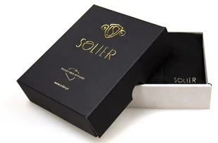 Solier SKÓRZANE ETUI NA PIÓRO/PIÓRNIK SOLIER SA12 CZARNY - Piórniki - miniaturka - grafika 3