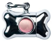 Woreczki na psie odchody - United Pets mg0832si kału woreczek dozownik  Bon ton Nano Chrome, srebrny - miniaturka - grafika 1