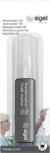 SIGEL marker kredowy , 5-15mm (linia), biały SGL171 - Kredki, ołówki, pastele i pisaki - miniaturka - grafika 2