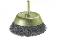 Materiały ścierne - Wolfcraft Szczotka doczołowa 50 mm drut falisty trzpień 8472000 WF8472000 - miniaturka - grafika 1