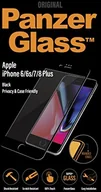 Szkła hartowane na telefon - PanzerGlass PG iPhone 6/6S/7/8 + JetBlack/Black teren prywatny  ochronna na wyświetlacz P2619 - miniaturka - grafika 1
