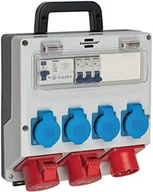 Przedłużacze i rozgałęźniki - Brennenstuhl 1154890010 do montażu na ścianie IP 44, jasny szary i czarny - miniaturka - grafika 1