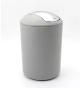 Kosze na śmieci - Duschy Kosz Simply 6L szary - miniaturka - grafika 1
