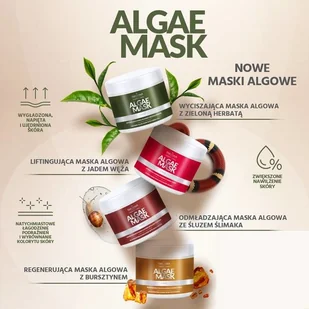 FARMONA PROFESSIONAL Farmona ALGAE MASK Liftingująca maska algowa z jadem węża 160g ALG0007 - Maseczki do twarzy - miniaturka - grafika 2