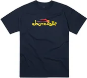 Koszulki męskie - Lakai t-shirt CHOCOLATE FLARE TEE Navy - miniaturka - grafika 1
