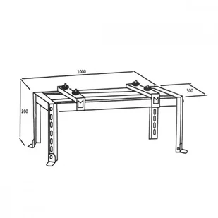 Maclean Uchwyt Klimatyzatora Podstawa MC-864 MC-864 - Akcesoria i części AGD - miniaturka - grafika 4