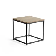 Ławy i stoliki kawowe - AJ Produkty Stolik kawowy MOOD, 500x500 mm, dąb, czarny - miniaturka - grafika 1