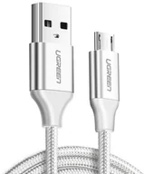 Kable komputerowe i do monitorów - Kabel microUSB UGREEN 60151 Micro USB USB 3.0 1m kolor biały - miniaturka - grafika 1