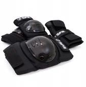 Ochraniacze - SFR Zestaw ochraniaczy Youth Na hulajnogę blk M - miniaturka - grafika 1