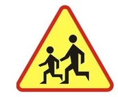 Wyposażenie miejsc publicznych - znak ostrzegawczy A-17 Dzieci - miniaturka - grafika 1