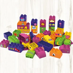 B&B BiOBUDDi BiOBUDDi 40-elementowy zestaw klocków edukacyjnych i podstawa 0007 0007 - Klocki - miniaturka - grafika 2