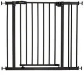 Zabezpieczenia dla dzieci - Hauck Bramka zabezpieczająca Close'n Stop + 9 cm rozszerzenie charcoal 597194 - miniaturka - grafika 1