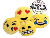 Zabawki dla kotów - Aumüller Emojis poduszeczki dla kota z kocimiętką i walerianą 2 sztuki - miniaturka - grafika 1