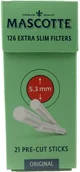 Meble i wyposażenie gabinetów medycznych - Mascotte MASCOTTE Filtry Extra Slim 5,3mm Pre-Cut 126 sztuk mascotte_filtry_pre_cut_extra_slim - miniaturka - grafika 1
