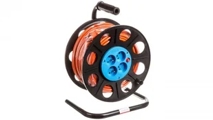 Jonex Przedłużacz bębnowy 4x2P+Z 40 m pomarańczowy - Przedłużacze i rozgałęźniki - miniaturka - grafika 3