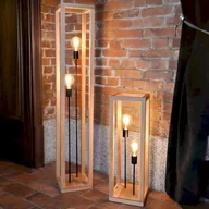 Lampy stojące - Spotlight Kago Podłogowa Spot-Light 51524274 Drewno Dębowe/Metal - miniaturka - grafika 1