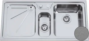 Zlew RODI HERA decor (LEN) (komora PRAWA) HERA-DE-RE - Zlewozmywaki - miniaturka - grafika 6