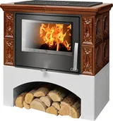 Piece wolnostojące - ABX Piec kaflowy Abx Panonie Kafle Brązowe - miniaturka - grafika 1