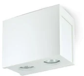 Lampy sufitowe - Kobi PURO 2xGU10 WH/WH KRPO KRPO - miniaturka - grafika 1