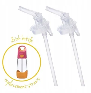 B.Box Wymienne słomki do bidonów tritanowych - w zestawie 2 szt. WYMIENNE SŁOMKI DO TRITANO - Bidony dla dzieci - miniaturka - grafika 4