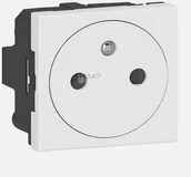 Przedłużacze i rozgałęźniki - Legrand MOSAIC Gniazdo 2P+Z 16 A - 250V- zaciski automatyczne - 2 modułowe - Biały 077111 27811L - miniaturka - grafika 1