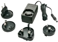 Złącza, przejściówki, adaptery - Lindy 73813 Przejściówka zasilania 5,5/2,5mm wyposażona w międzynarodowe wtyki 5V DC 3A LY-73813 - miniaturka - grafika 1