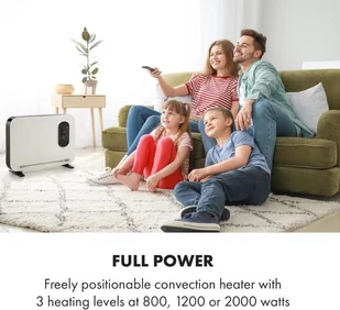 Klarstein Klarstein Baltrum Flow, grzejnik elektryczny, konwektor, 2000 W, wolnostojący, biały HTR7-Baltrum w turbo - Ogrzewanie przenośne - miniaturka - grafika 2