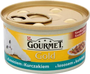 Purina Gourmet Gold Łosoś i kurczak w sosie 85g 3046 - Mokra karma dla kotów - miniaturka - grafika 4